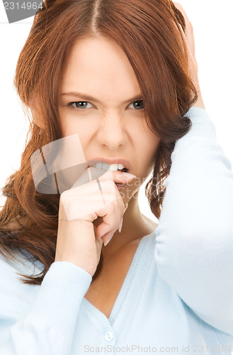 Image of unhappy woman
