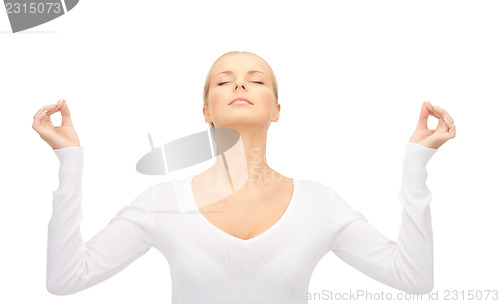 Image of woman in meditation