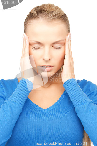 Image of unhappy woman