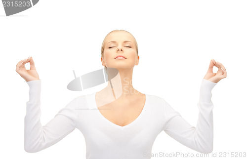 Image of woman in meditation