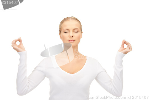 Image of woman in meditation