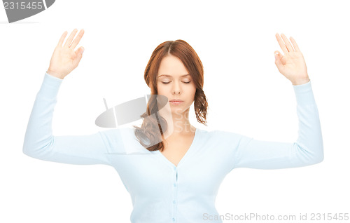 Image of woman in meditation