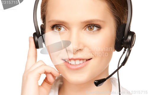 Image of helpline operator