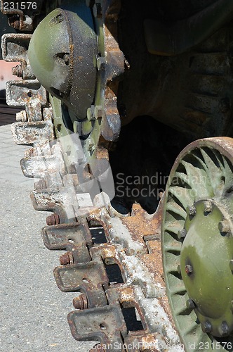 Image of Caterpillar wheels