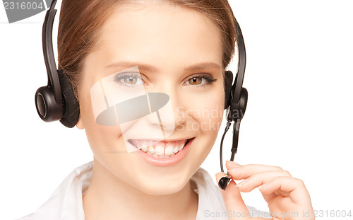 Image of helpline operator