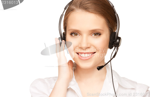 Image of helpline operator