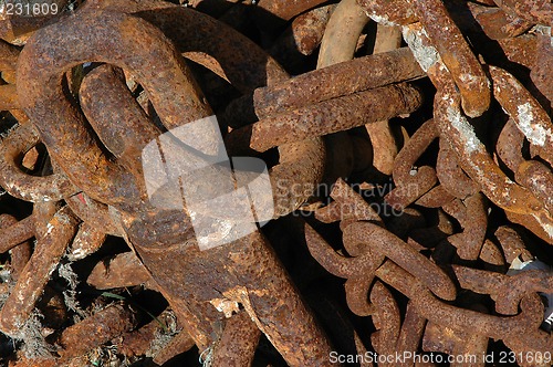 Image of rusty chain