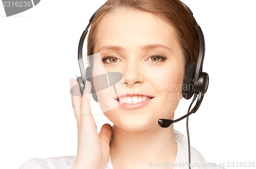 Image of helpline operator