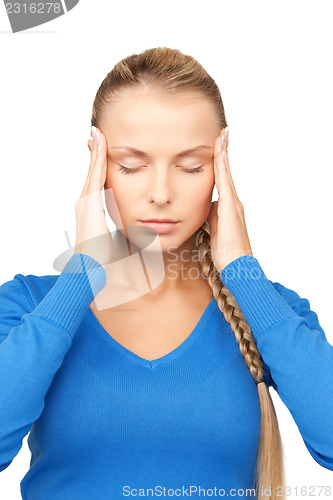 Image of unhappy woman