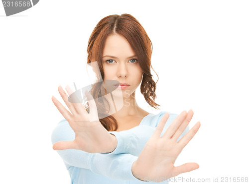 Image of stop!