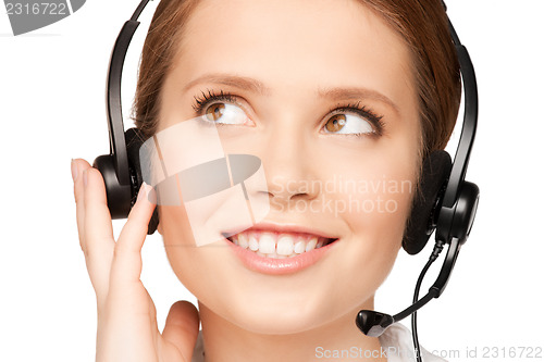Image of helpline operator
