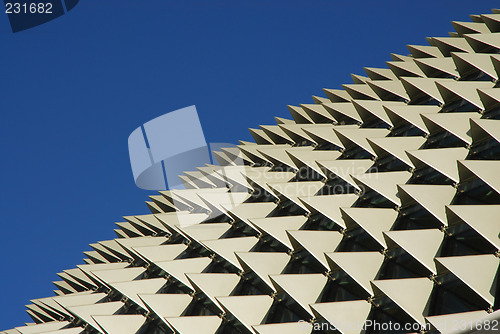 Image of Roof of esplanade theater singapore