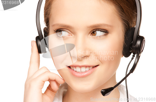 Image of helpline operator