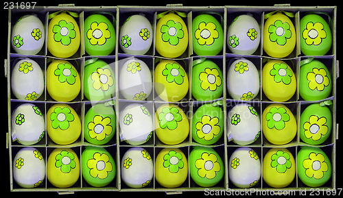 Image of eastereggs in box green