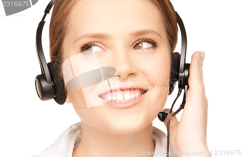 Image of helpline operator