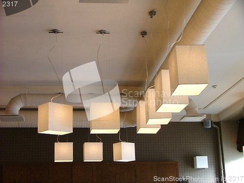 Image of lamps in a lounge room