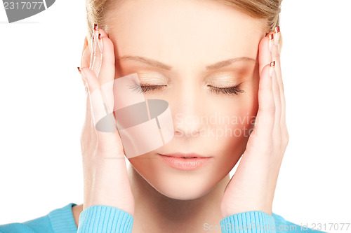 Image of unhappy woman