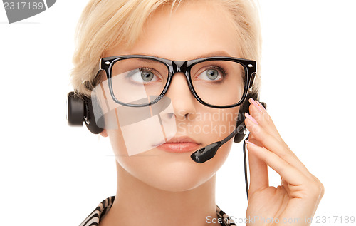 Image of helpline operator