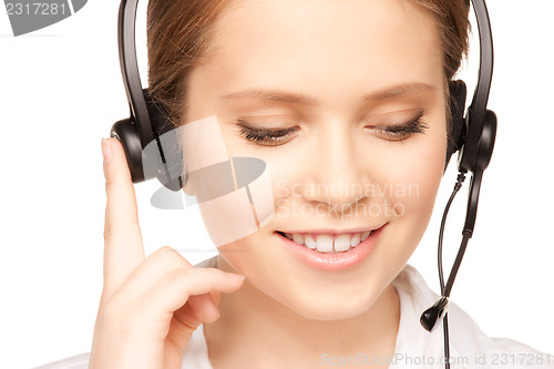 Image of helpline operator