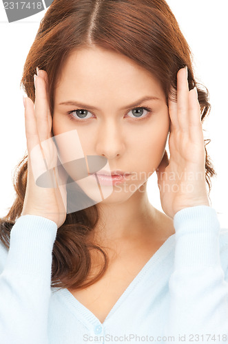 Image of unhappy woman