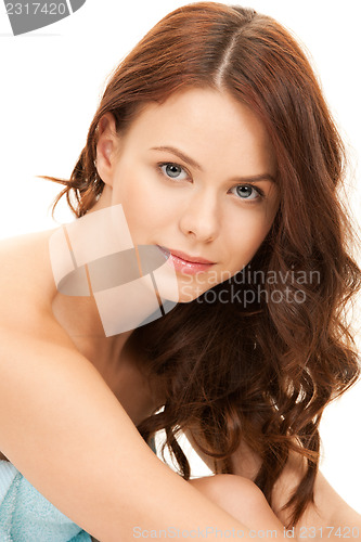 Image of lovely woman in towel 