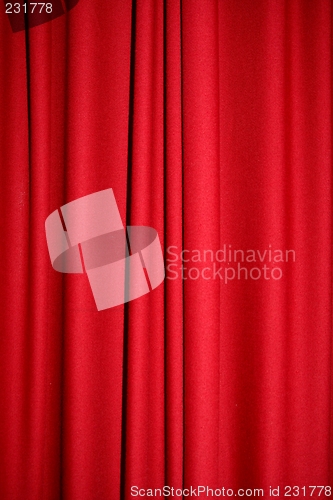 Image of Red curtain