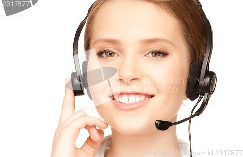 Image of helpline operator