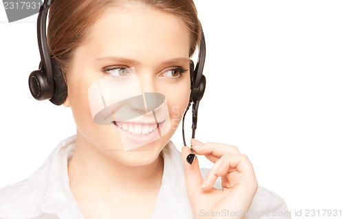 Image of helpline operator
