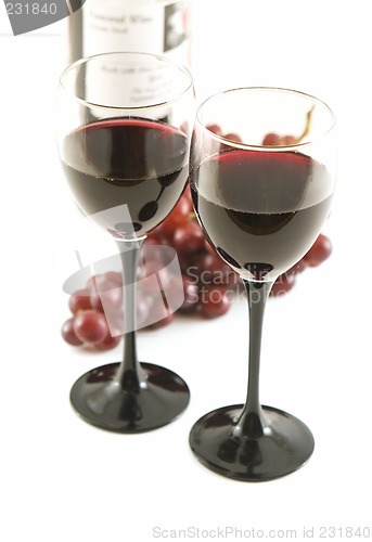 Image of Wine and fruit