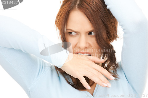 Image of unhappy woman