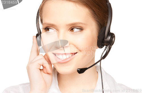 Image of helpline operator