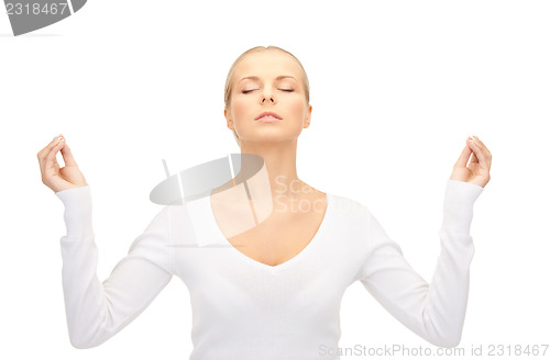 Image of woman in meditation