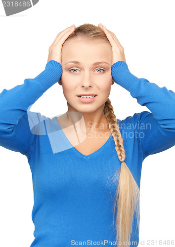 Image of unhappy woman