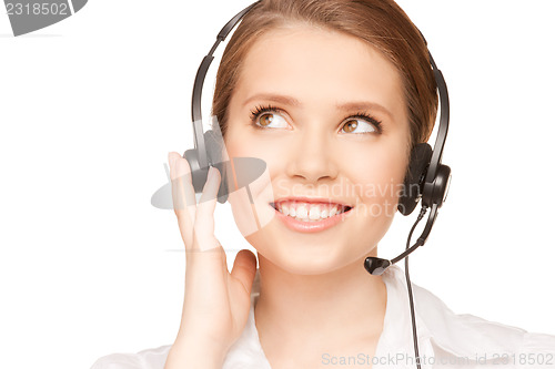 Image of helpline operator