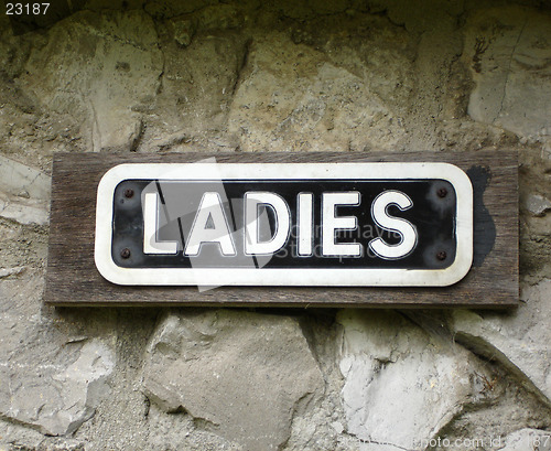 Image of Ladies Toilet Sign