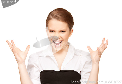 Image of unhappy teenage girl