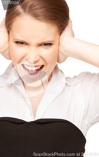 Image of unhappy teenage girl