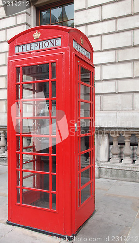 Image of London telephone box