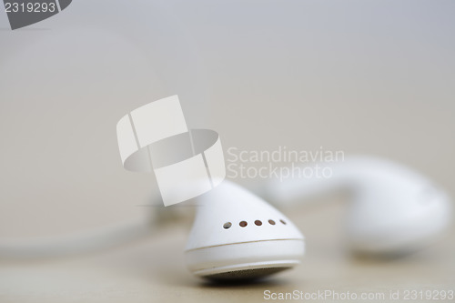 Image of Modern earphones