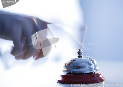 Image of Close up photo of a bell 