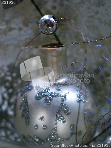 Image of Silver christmas tree-ornament