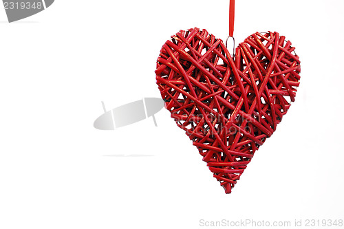 Image of Hand made red heart