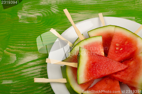 Image of Watermelon lollies