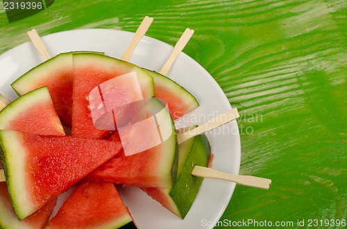 Image of Watermelon lollies