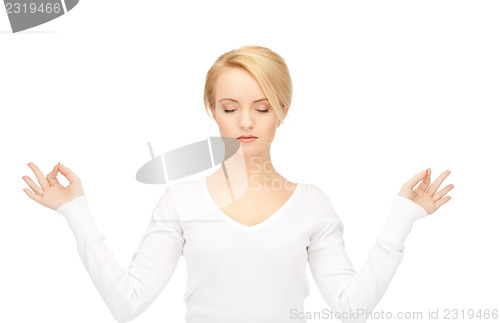 Image of woman in meditation