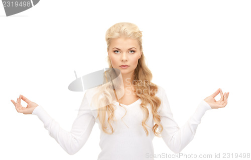 Image of woman in meditation