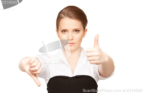 Image of thumbs up and thumbs down