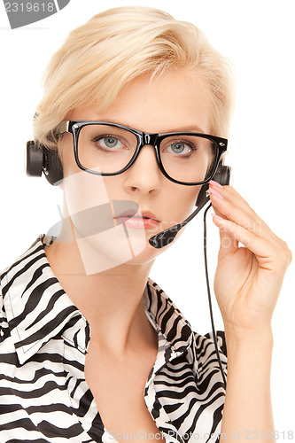 Image of helpline operator