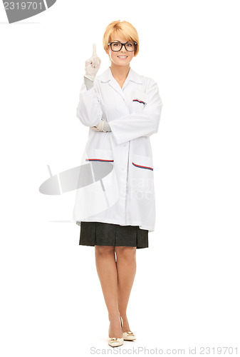 Image of attractive female doctor