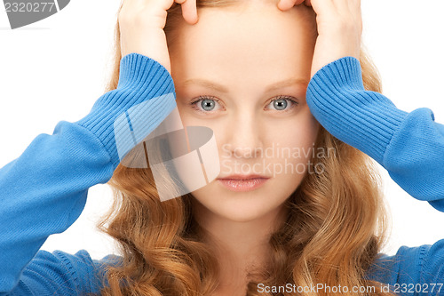 Image of unhappy woman